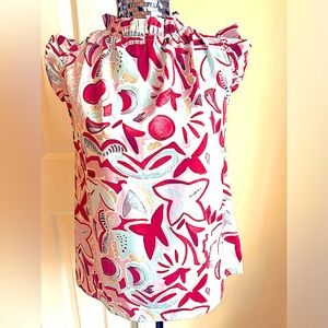 “ Shop The Mint”Get Their Attention Pink Floral Top | Size Small